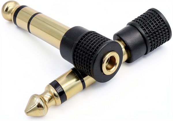 Pure Copper 1/4 to 1/8 Audio Adapter Chadou-3