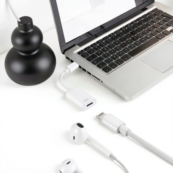 USB C to Lightning Adapter GetsISKON FastCharge-2