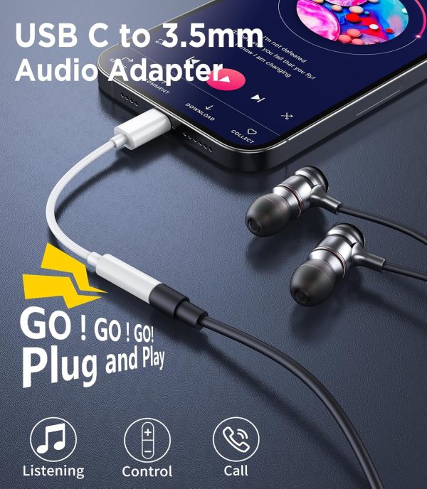 Temdan USB-C to AUX Adapter for iPhone, iPad, and Android-1