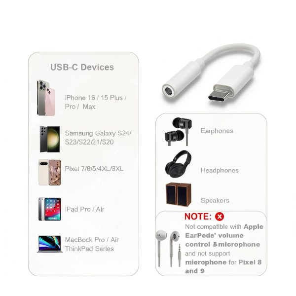 Duyasurs USB-C to 3.5mm Headphone Adapter-2