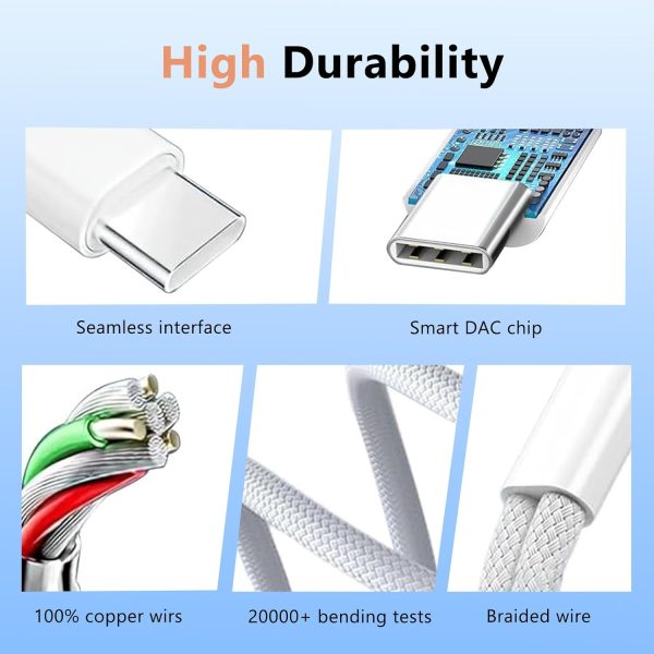 KikoSaka 2 in 1 USB C to 3.5mm Audio Adapter-2