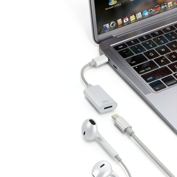 LecLooc USB C to Lightning Audio Adapter-2