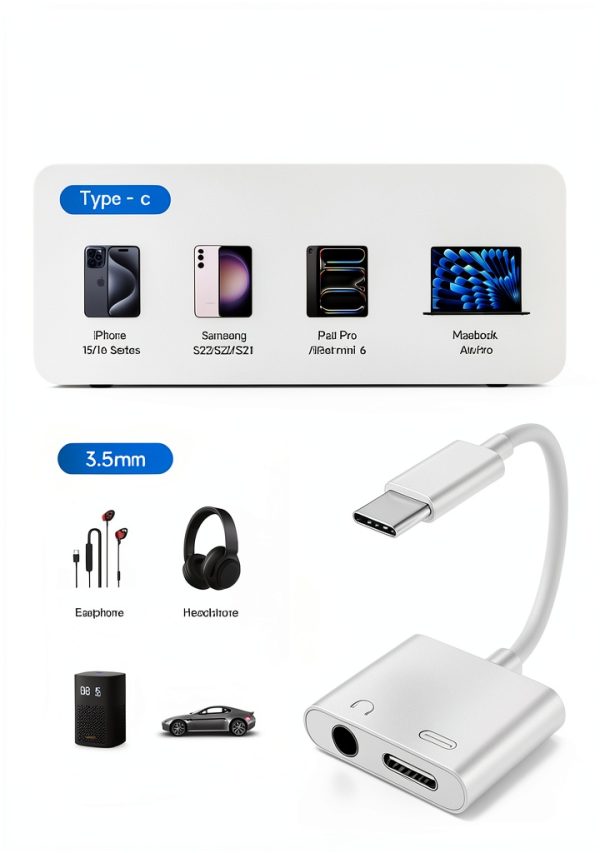 Criello USB C to 3.5mm Headphone Adapter-5