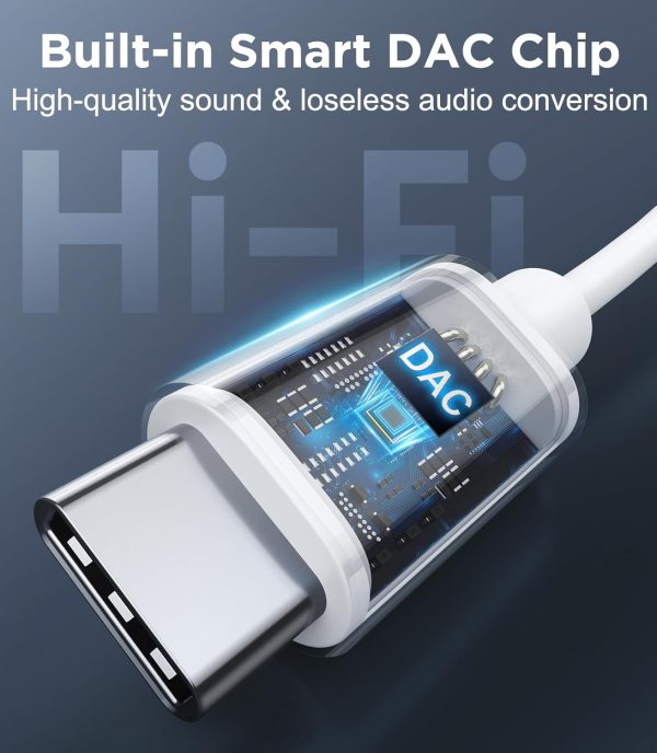 Temdan USB-C to AUX Adapter for iPhone, iPad, and Android-2