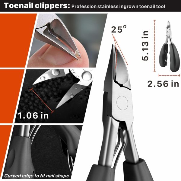 Konovo Ingrown Toenail Kit Heavy Duty Stainless-1
