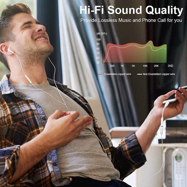 FUHAYA Lightning 3.5mm Audio Adapter MFI Certified-3