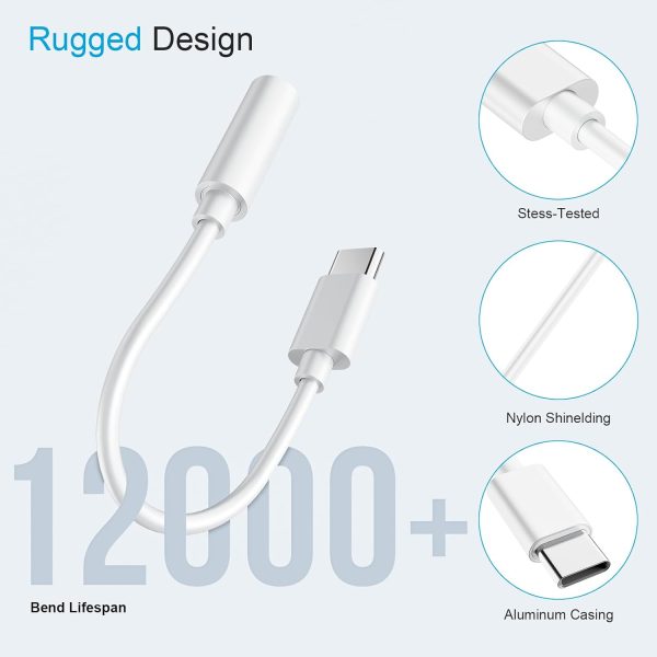 YGKSAA Hi-Fi Sound USB C Adapter for Headphones-3