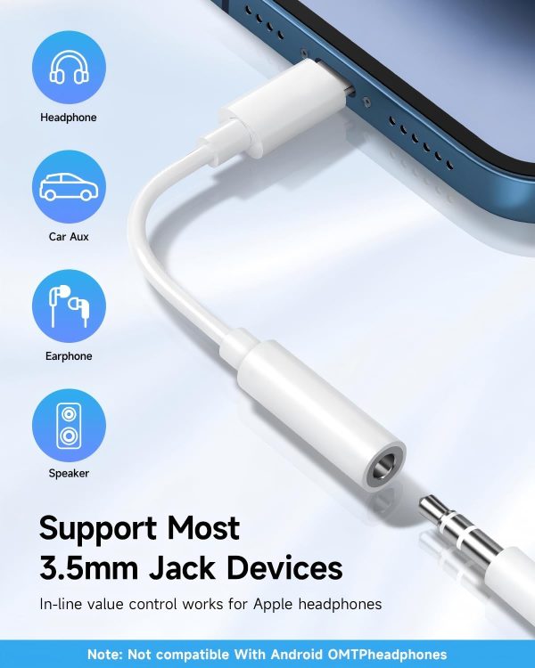 Lightning to 3.5mm Adapter Seulliya MFi Certified-1