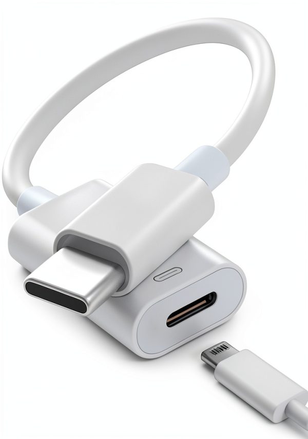 LecLooc USB C to Lightning Audio Adapter-0