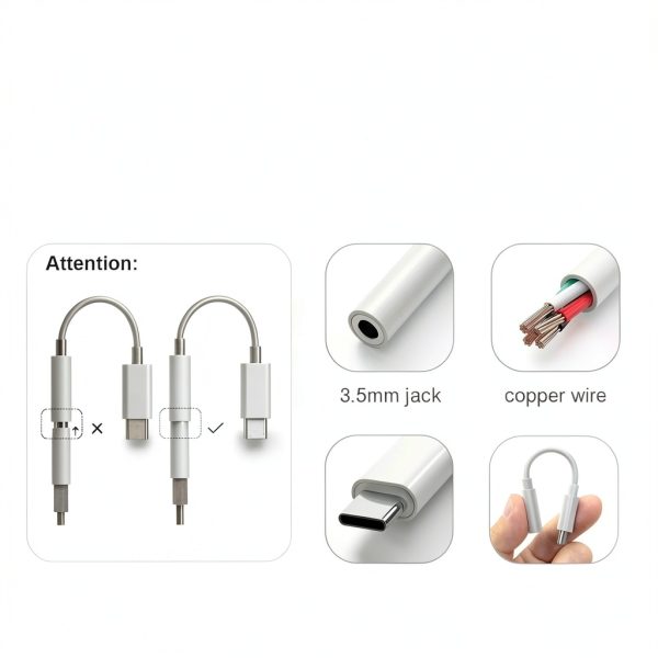 Duyasurs USB-C to 3.5mm Headphone Adapter-4