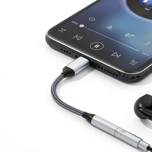 USB C to Headphone Adapter TIPSEAN Metal Design-1