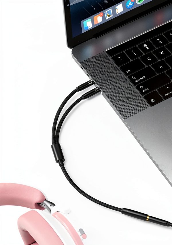 Bordsek 3.5mm Headphone Splitter Adapter for PC-1