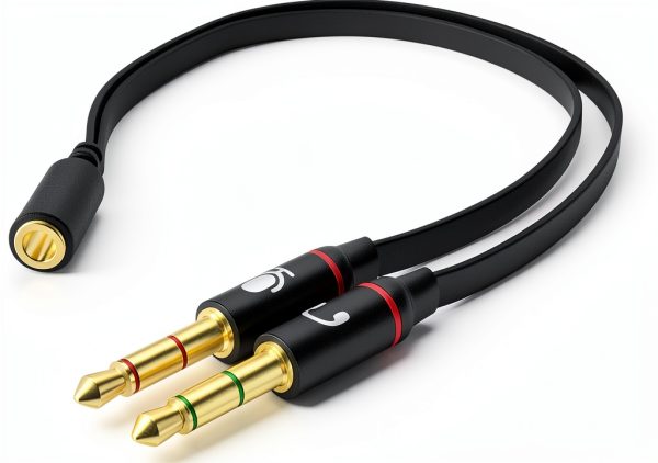 D & K Exclusives 3.5MM Headset Adapter for PC Laptop-6