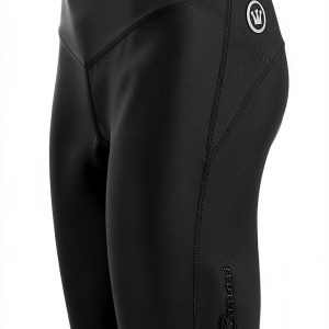 Black Women's Cycling Compression Shorts by Getting Fit-0