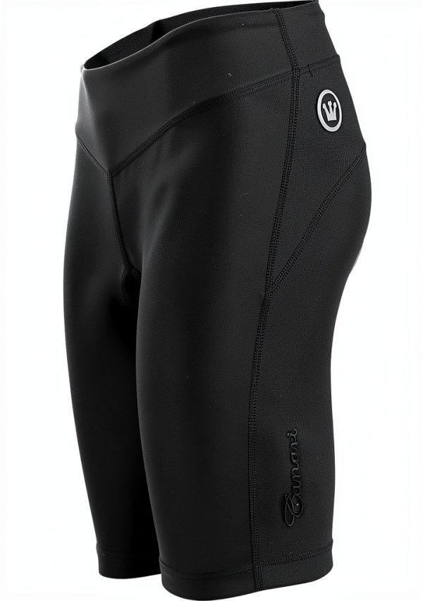 Black Women's Cycling Compression Shorts by Getting Fit-0