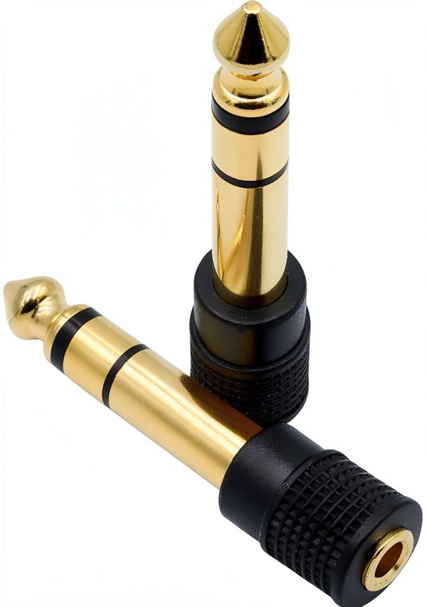 Pure Copper 1/4 to 1/8 Audio Adapter Chadou-6