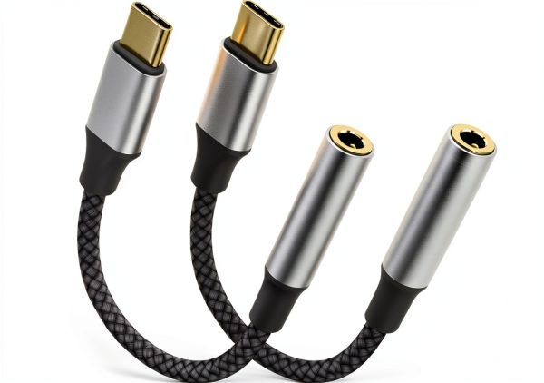 USB C to Headphone Adapter TIPSEAN Metal Design-0
