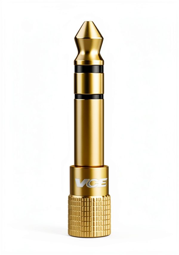 VCE 1/4 to 3.5mm Audio Jack Adapter Gold Plated-5