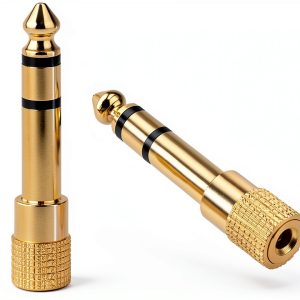 VCE 1/4 to 3.5mm Audio Jack Adapter Gold Plated-0