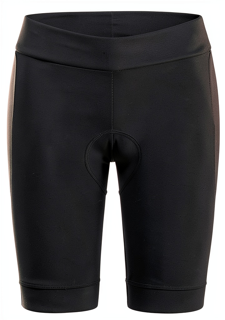 Woman riding a road bike wearing Endura compression shorts
