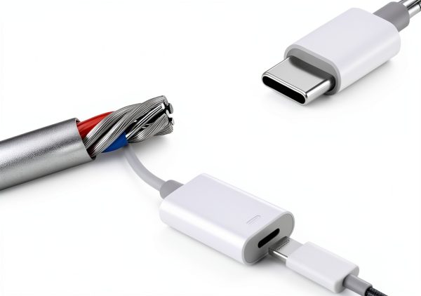 LecLooc USB C to Lightning Audio Adapter-6