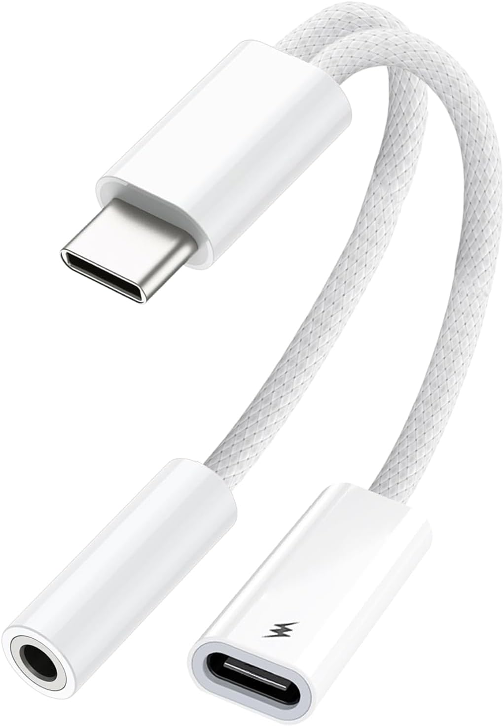 KikoSaka 2 in 1 USB C to 3.5mm Audio Adapter