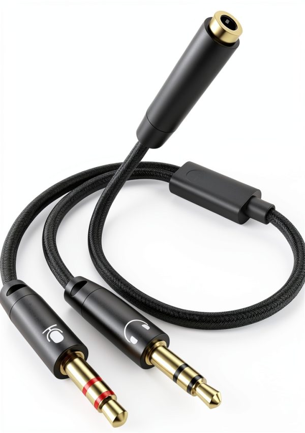 Bordsek 3.5mm Headphone Splitter Adapter for PC-0