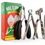 Turavura Professional Toenail Clipper Set for Seniors-0