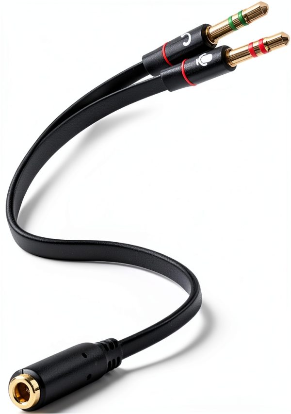 D & K Exclusives 3.5MM Headset Adapter for PC Laptop-0