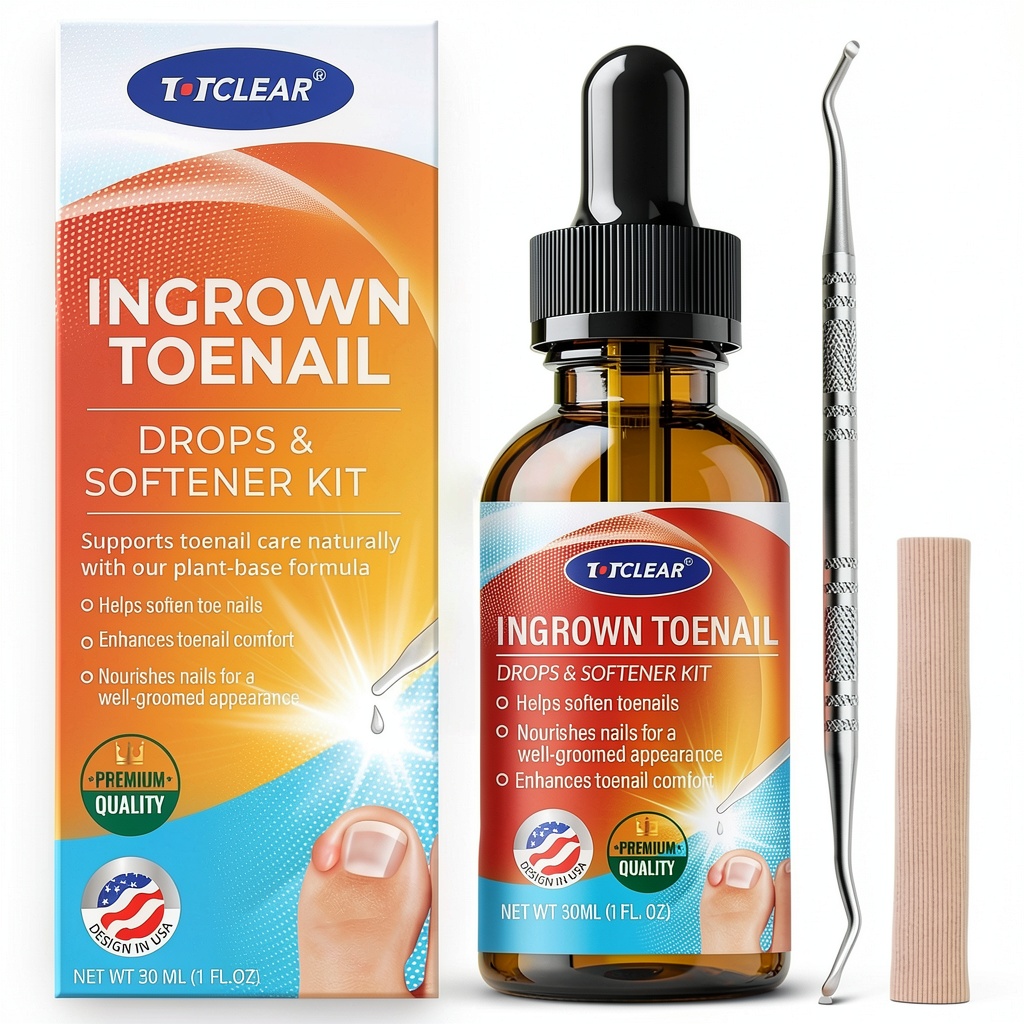 'TOTCLEAR Ingrown Toenail Solution bottle'