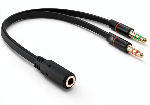 D & K Exclusives 3.5MM Headset Adapter for PC Laptop-1