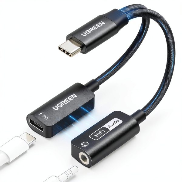 UGreen USB C to 3.5mm Headphone Adapter-0