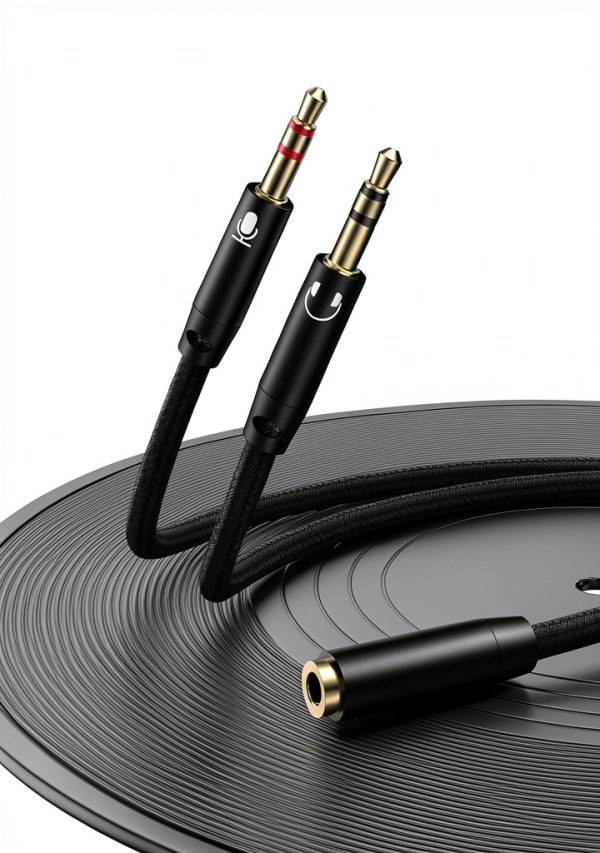 Bordsek 3.5mm Headphone Splitter Adapter for PC-3