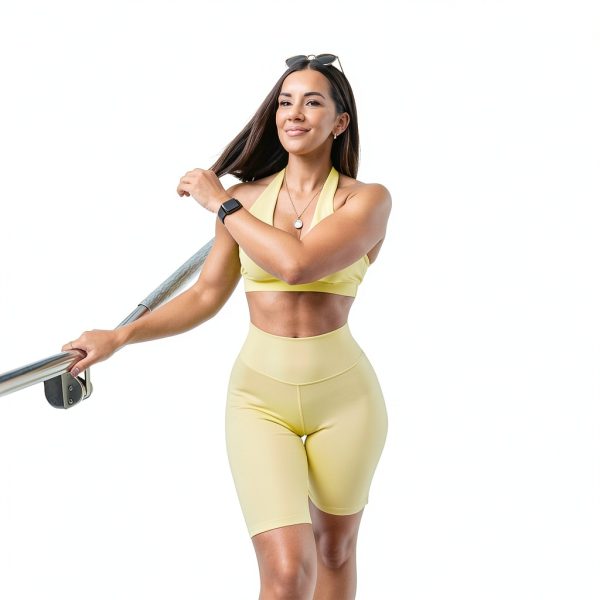 Women's Cycling Compression Shorts 4 Pack High Waisted-1