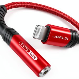 JSAUX Lightning to 3.5mm Adapter for iPhone-0