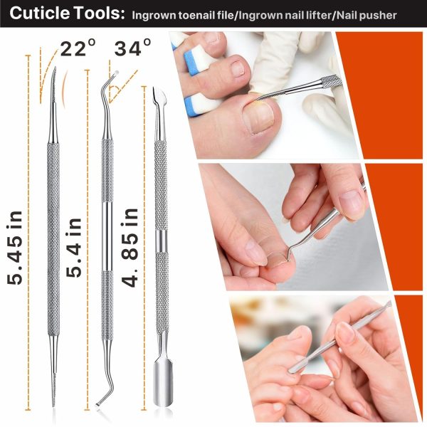 Konovo Ingrown Toenail Kit Heavy Duty Stainless-4