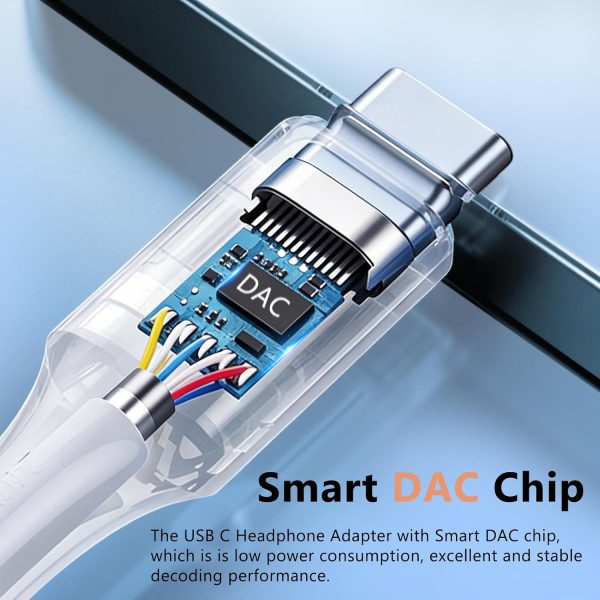 KikoSaka 2 in 1 USB C to 3.5mm Audio Adapter-3