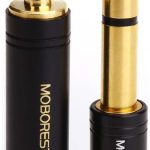 MOBOREST 3.5mm to 6.35mm Stereo Adapter RED-0