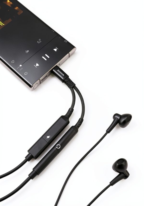 Marsno 2-in-1 USB-C Audio & Charging Adapter-1