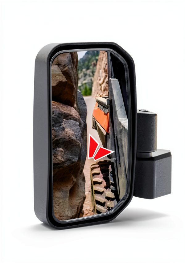 UTV Side Mirrors KEMIMOTO Spring Back Design-6