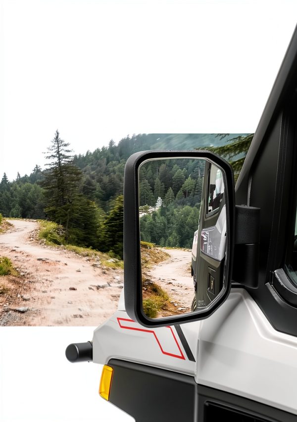 UTV Side Mirrors KEMIMOTO Spring Back Design-4