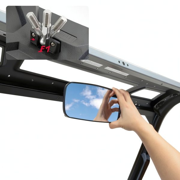 KEMIMOTO Rearview Mirror for Polaris Ranger-1