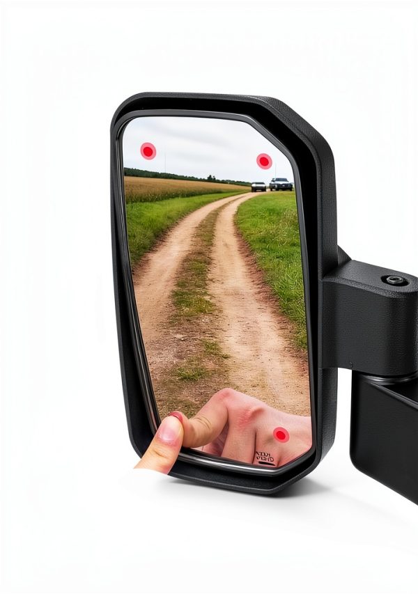 UTV Side Mirrors KEMIMOTO Spring Back Design-2