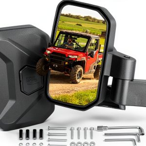UTV Side Mirrors KEMIMOTO Spring Back Design-0