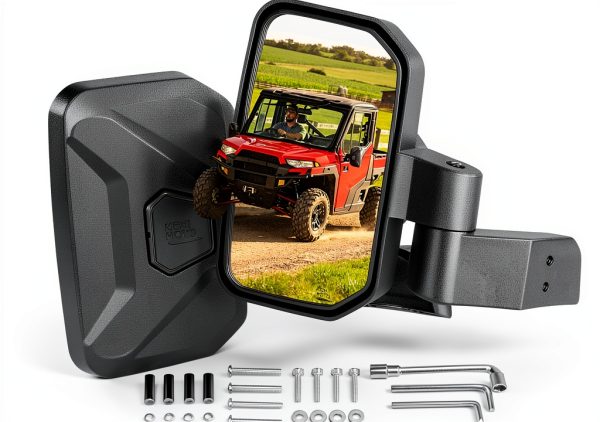 UTV Side Mirrors KEMIMOTO Spring Back Design-0