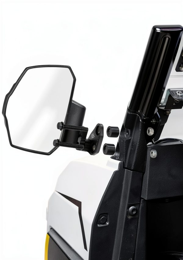 UTV Side Mirror KEMIMOTO Black Adjustable Aluminum for Polaris Ranger-8