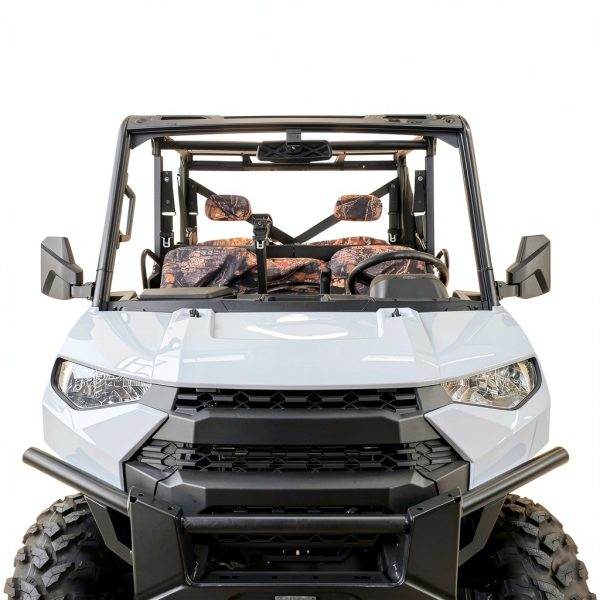 UTV Rearview Mirror SHEJISI MR102B Black Adjustable 10.6x3.1 Roll Cage-5
