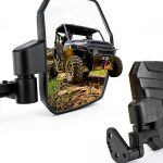 UTV Side Mirror KEMIMOTO Black Adjustable Aluminum for Polaris Ranger-0