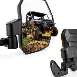 UTV Side Mirror KEMIMOTO Black Adjustable Aluminum for Polaris Ranger-0