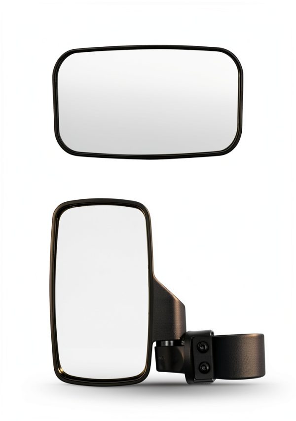 UTV Mirror RANSOTO Center Black Model B Adjustable Foldable-4